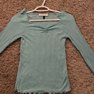 Teal dress up Long sleeve